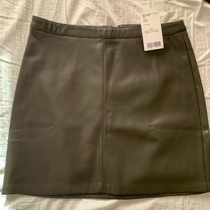 Brand New Faux Leather Skirt